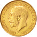 South Africa, George V, Sovereign, 1927, AU(50-53), Gold, KM:21