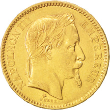 Monnaie, France, Napoleon III, Napoléon III, 20 Francs, 1865, Strasbourg, TTB+
