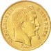 France, Napoleon III, 20 Francs, 1869, Strasbourg, AU(50-53), Gold, KM 801.2