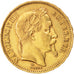 Moneda, Francia, Napoleon III, Napoléon III, 20 Francs, 1866, Paris, MBC+, Oro