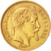 Frankreich, Napoleon III, 20 Francs, 1863, Paris, SS, Gold, KM 801.1
