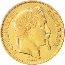 Coin, France, Napoleon III, Napoléon III, 20 Francs, 1868, Paris, AU(50-53)