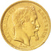 France, Napoleon III, 20 Francs, 1865, Paris, SUP, Or, KM:801.1, Gadoury 1062