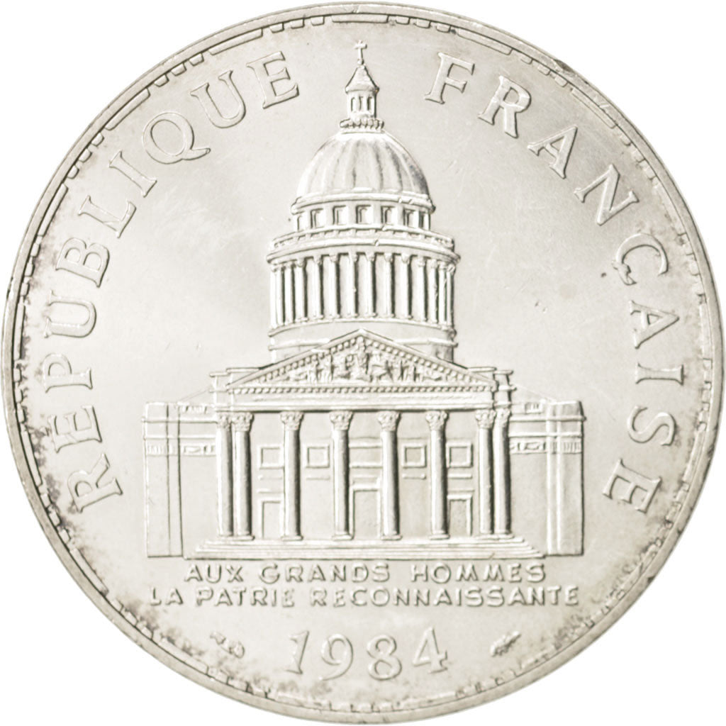 Coin, France, Panthéon, 100 Francs, 1984, Paris, AU(55-58), Silver, KM:951.1