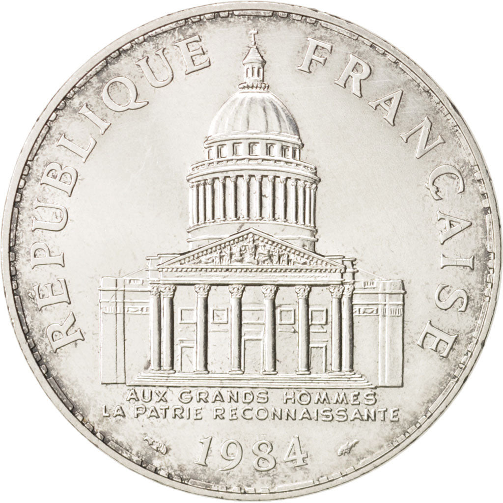 France, Panthéon, 100 Francs, 1984, Paris, SUP, Argent, KM:951.1, Gadoury:898