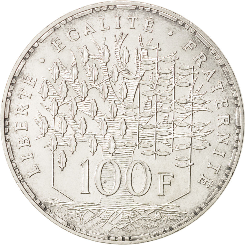 France, Panthéon, 100 Francs, 1984, Paris, SUP, Argent, KM:951.1, Gadoury:898