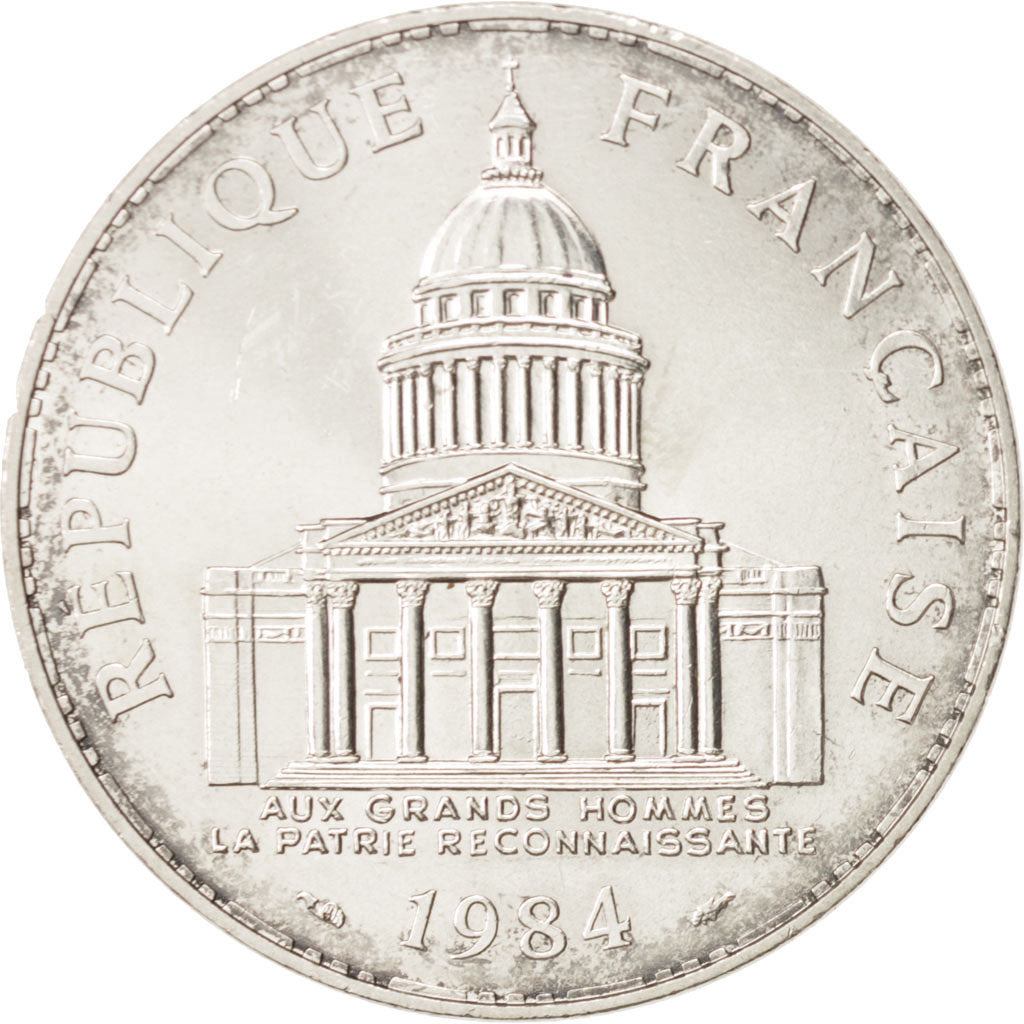 France, Panthéon, 100 Francs, 1984, Paris, AU(55-58), Silver, KM:951.1