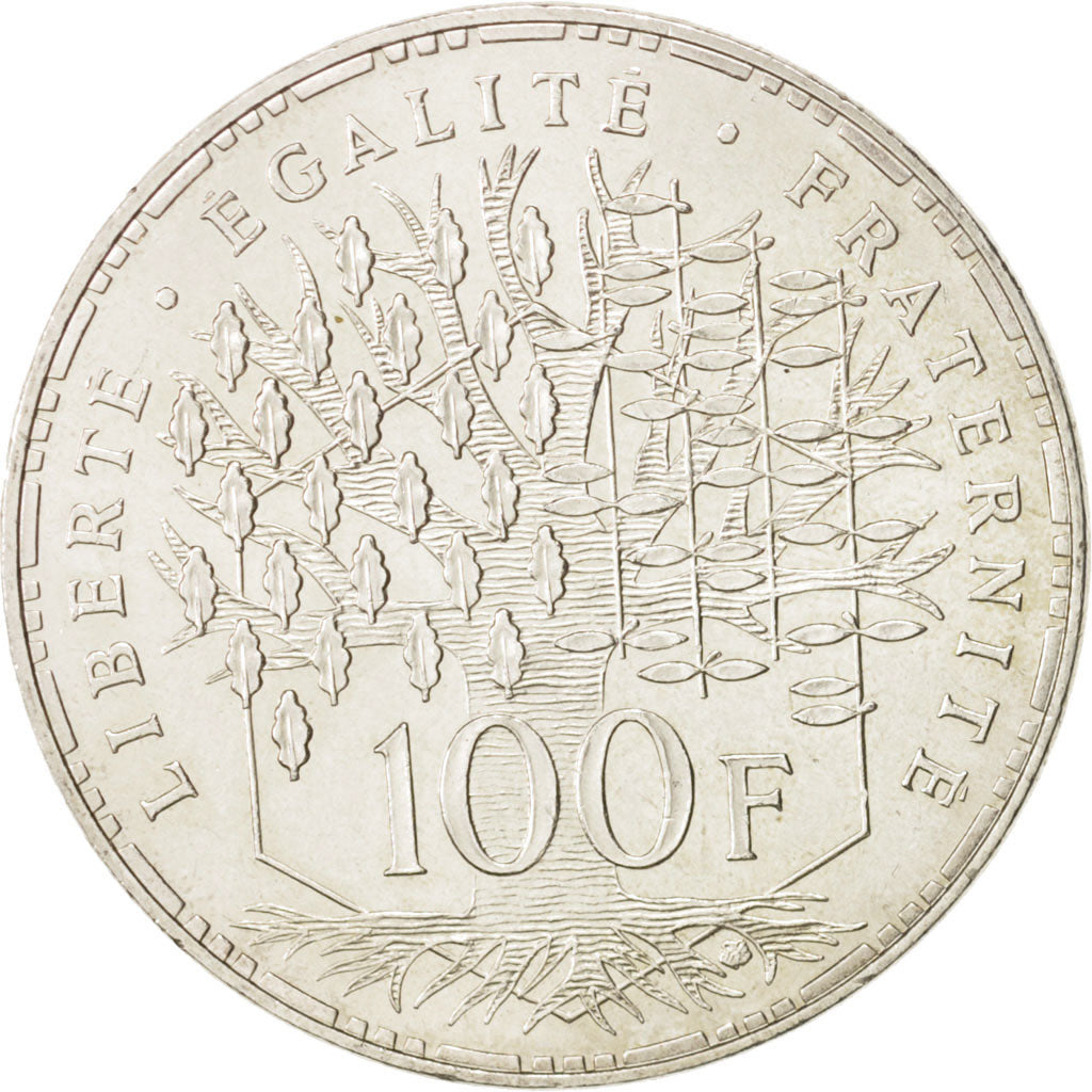France, Panthéon, 100 Francs, 1983, Paris, AU(55-58), Silver, KM:951.1