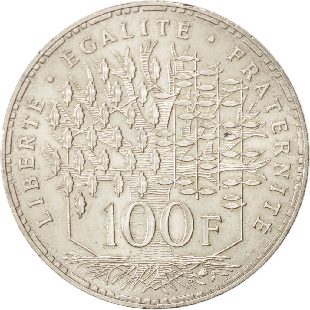 France, Panthéon, 100 Francs, 1982, Paris, AU(55-58), Silver, KM:951.1