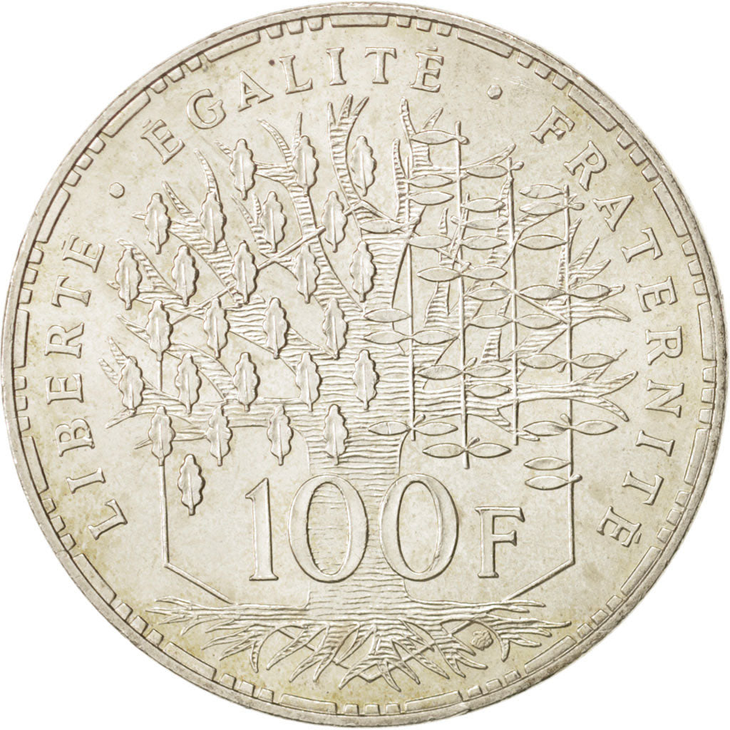France, Panthéon, 100 Francs, 1982, Paris, AU(55-58), Silver, KM:951.1