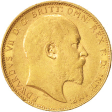 Münze, Australien, Edward VII, Sovereign, 1904, Melbourne, SS+, Gold, KM:15