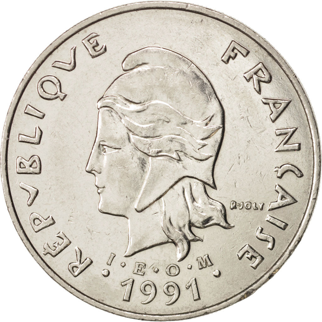 Monnaie, Nouvelle-Calédonie, 50 Francs, 1991, Paris, SUP, Nickel, KM:13