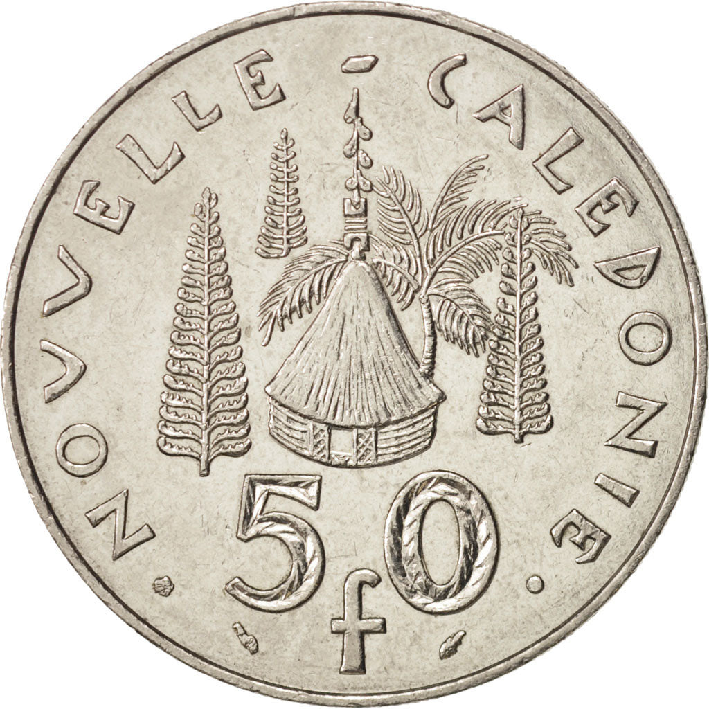 Monnaie, Nouvelle-Calédonie, 50 Francs, 1991, Paris, SUP, Nickel, KM:13