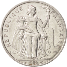 Münze, Neukaledonien, 5 Francs, 1986, Paris, VZ, Aluminium, KM:16