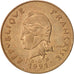 Coin, New Caledonia, 100 Francs, 1991, Paris, AU(55-58), Nickel-Bronze, KM:15