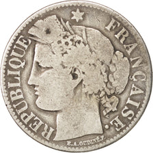 Monnaie, France, Cérès, 2 Francs, 1871, Paris, TB, Argent, KM:817.1