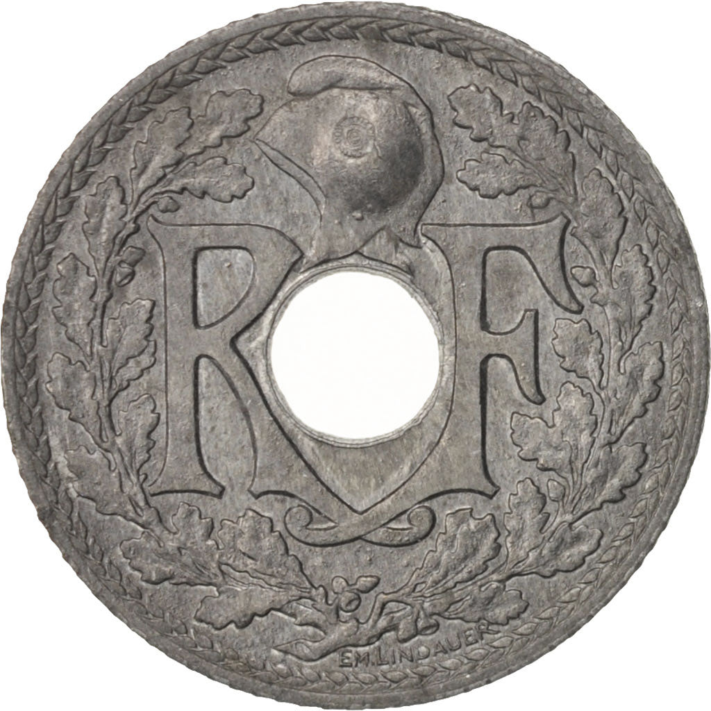 France, 10 Centimes, 1941, AU(55-58), Zinc, KM:897