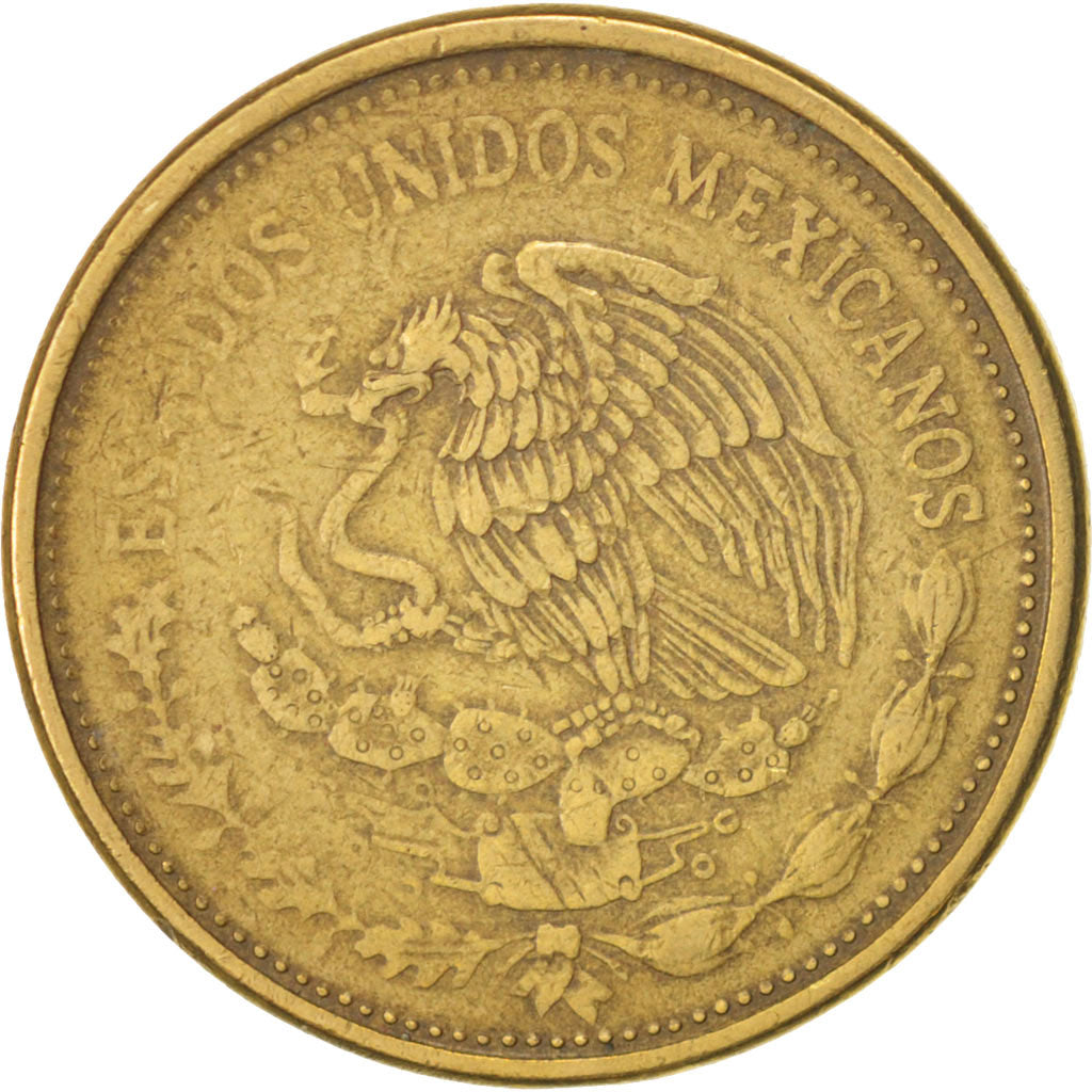 Moneda, México, 100 Pesos, 1985, Mexico City, MBC, Aluminio - bronce, KM:493