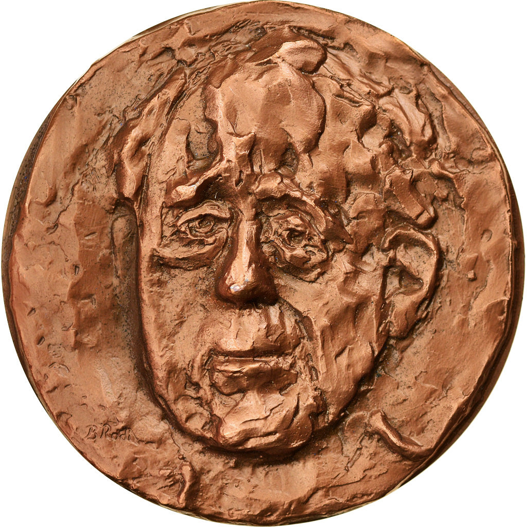 France, Médaille, Heinrich Boll, Ecrivain, Arts & Culture, 1975, Rodi, SPL+