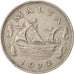 Moneta, Malta, 10 Cents, 1972, British Royal Mint, BB+, Rame-nichel, KM:11