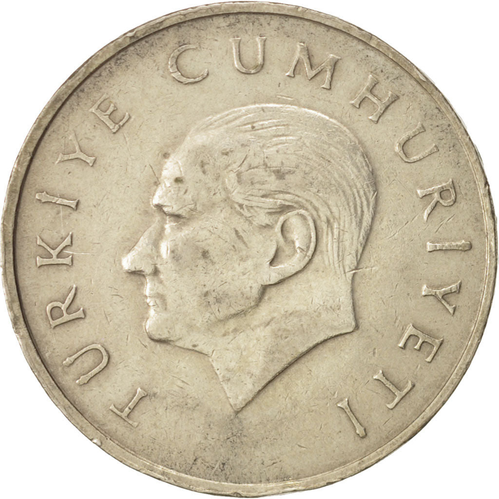 Moneda, Turquía, 10000 Lira, 10 Bin Lira, 1997, MBC, Cobre - níquel - cinc