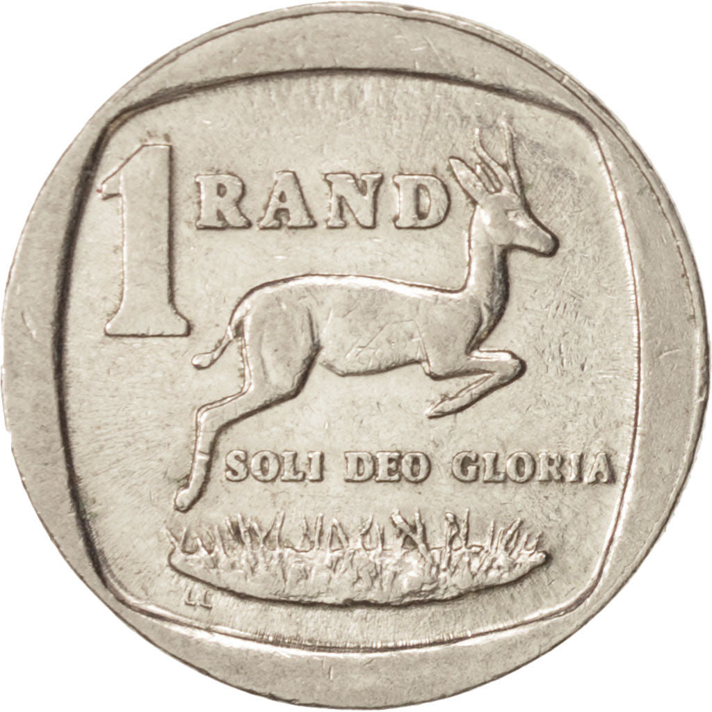 South Africa, Rand, 1993, AU(50-53), Nickel Plated Copper, KM:138
