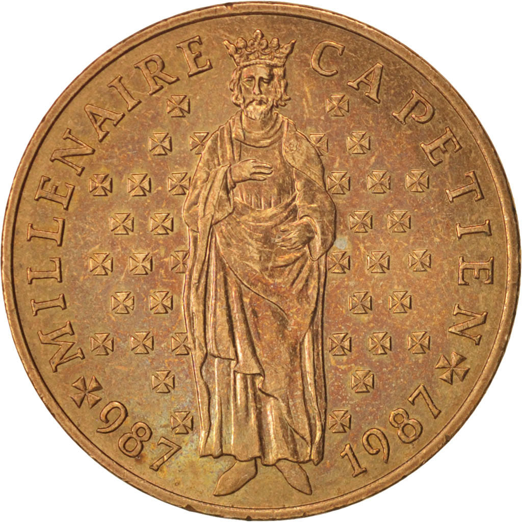 Coin, France, 10 Francs, 1987, AU(50-53), Nickel-Bronze, KM:961d