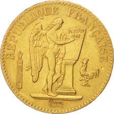 France, Génie, 20 Francs, 1848, Paris, TTB, Or, KM:757, Gadoury 1032