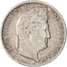 Coin, France, Louis-Philippe, 1/2 Franc, 1844, Lille, EF(40-45), Silver
