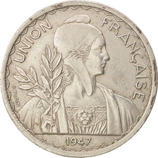 Moneda, INDOCHINA FRANCESA, Piastre, 1947, Paris, MBC+, Cobre - níquel, KM:32.2