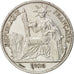 FRENCH INDO-CHINA, 50 Cents, 1936, Paris, EF(40-45), Silver, KM:4a.2
