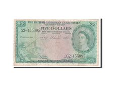 Billete, 5 Dollars, 1957, Territorios británicos del Caribe, RC+