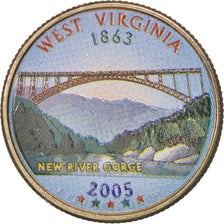 Monnaie, États-Unis, Quarter, 2005, U.S. Mint, Philadelphie, SUP, Copper-Nickel