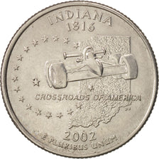 États-Unis, Quarter, 2002, Denver, SUP, Copper-Nickel Clad Copper, KM 334