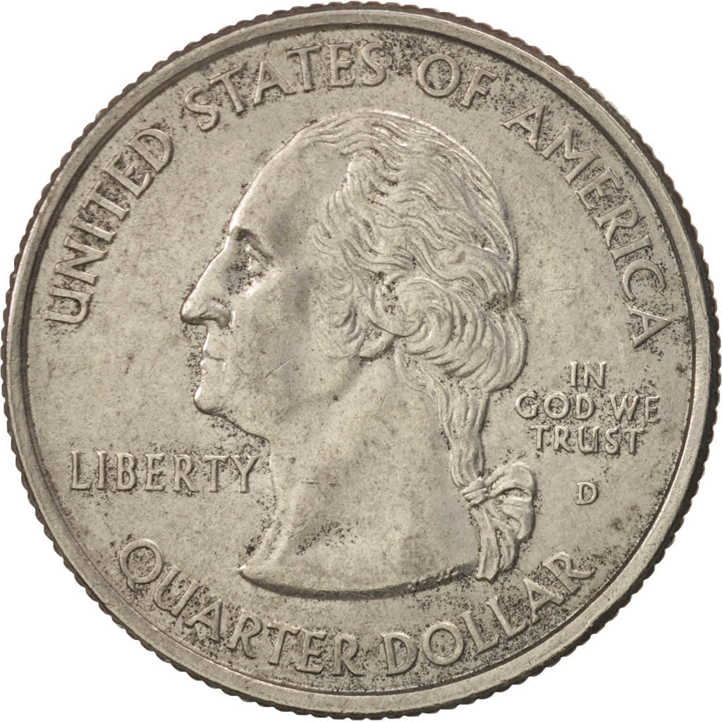 États-Unis, Quarter, 2002, Denver, SUP, Copper-Nickel Clad Copper, KM 334