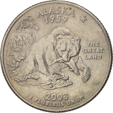 Monnaie, États-Unis, Quarter, 2008, U.S. Mint, Philadelphie, SUP, Copper-Nickel