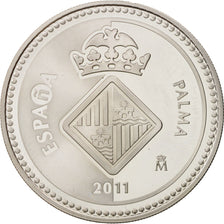 Espagne, Juan Carlos I, 5 Euro, 2011, Madrid, FDC, Argent, KM:1227