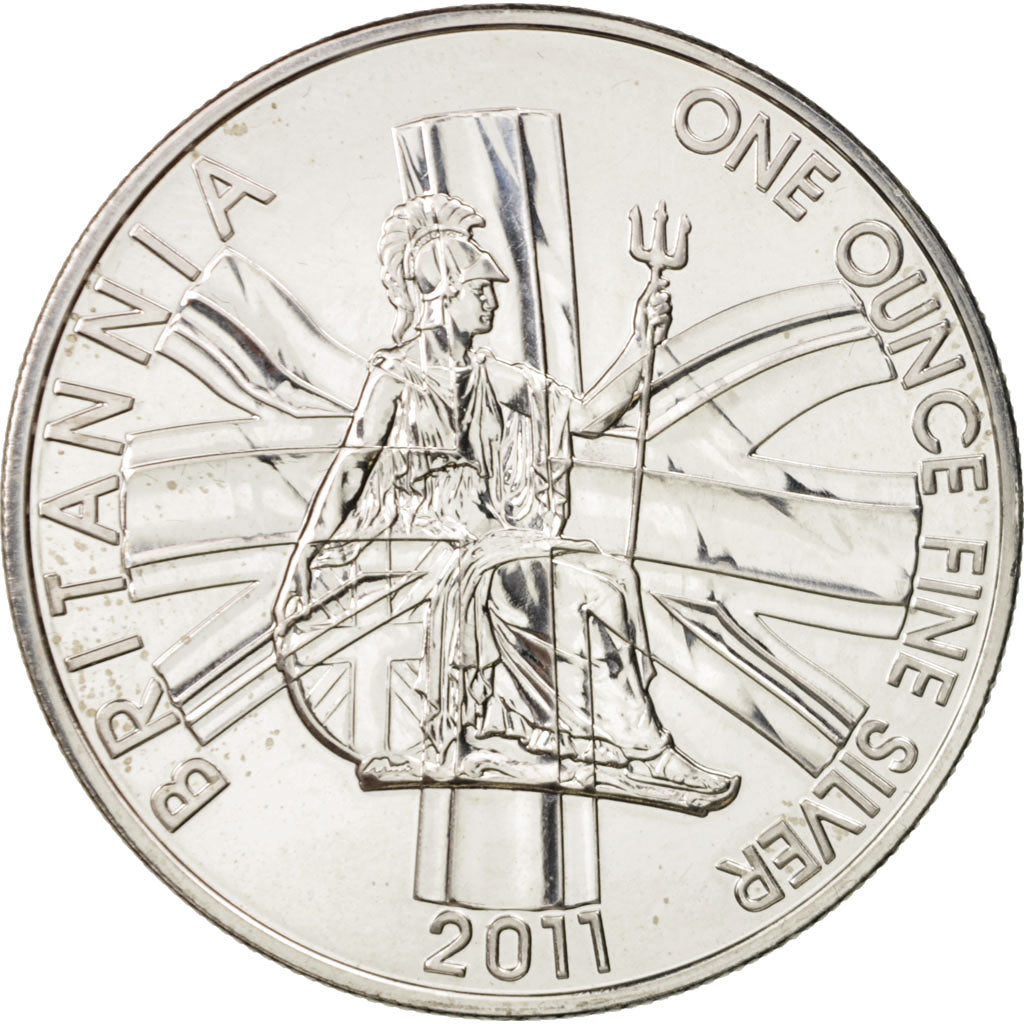 Great Britain, Elizabeth II, 2 Pounds, 2011, MS(65-70), Silver, KM:1230
