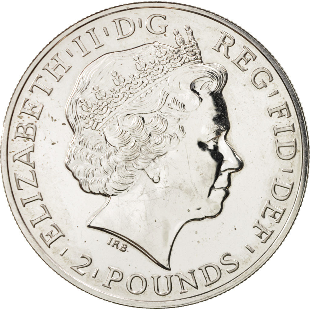Great Britain, Elizabeth II, 2 Pounds, 2011, MS(65-70), Silver, KM:1230