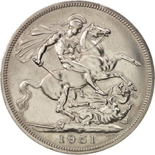 Great Britain, George VI, Crown, 1951, MS(60-62), Copper-nickel, KM:880