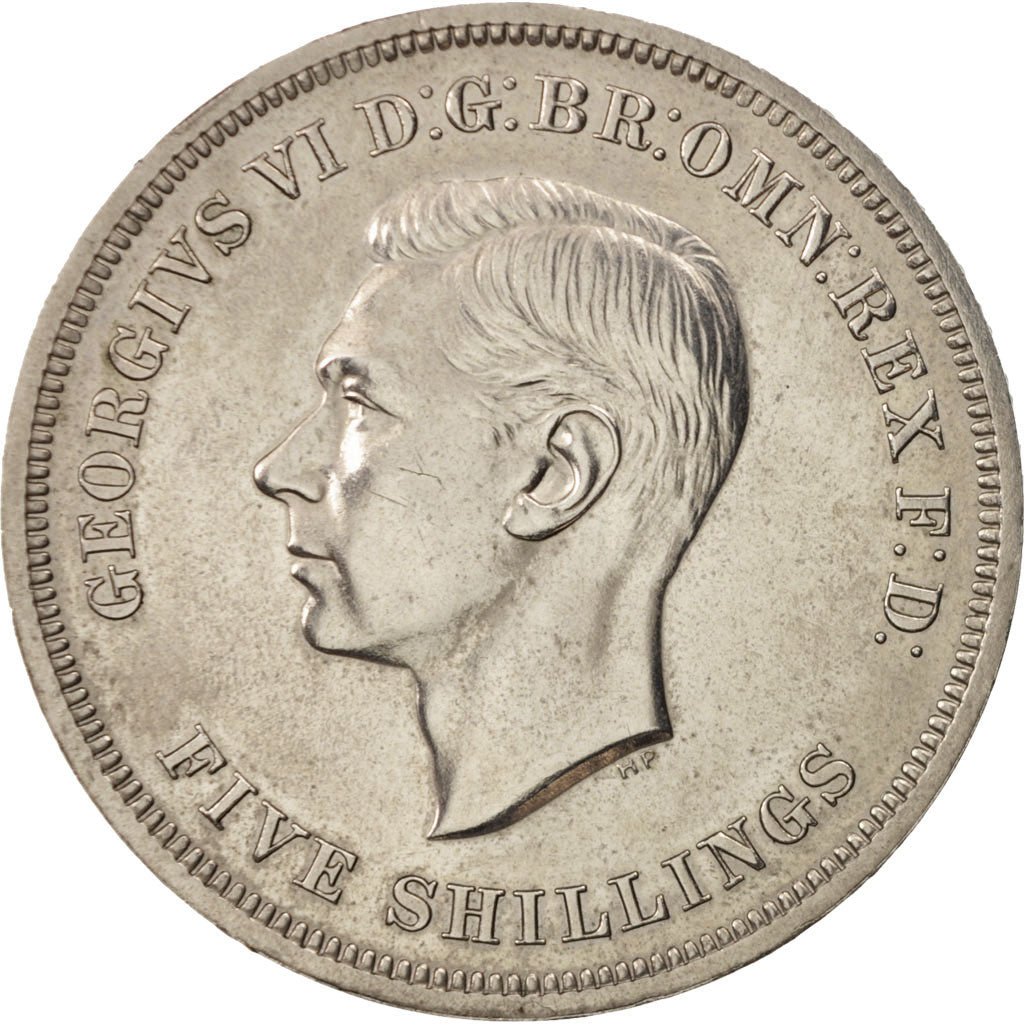 Great Britain, George VI, Crown, 1951, MS(60-62), Copper-nickel, KM:880