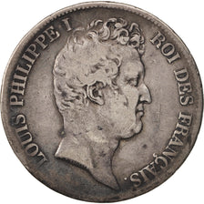 Frankreich, Louis-Philippe, 5 Francs, 1830, Toulouse, S, Silber, KM:735.9
