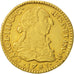 Colombia, Charles III, Escudo, 1781, Popayan, EF(40-45), Gold, KM:48.2