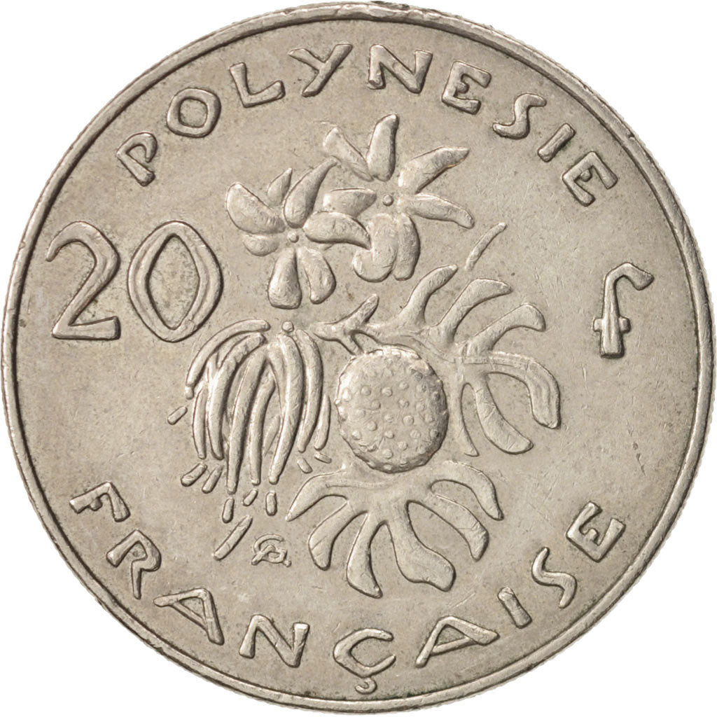 Coin, French Polynesia, 20 Francs, 2009, Paris, AU(50-53), Copper-nickel, KM:9a