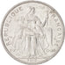 Coin, French Polynesia, 2 Francs, 2010, Paris, AU(55-58), Aluminum, KM:10