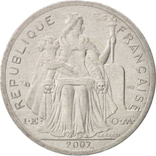 Polinesia francesa, Franc, 2007, Paris, EBC, Aluminio, KM:11