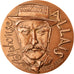France, Medal, Alphonse Allais, Ecrivain, Arts & Culture, 1967, Belo, MS(64)