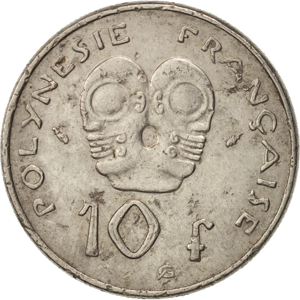 Coin, French Polynesia, 10 Francs, 1986, Paris, EF(40-45), Nickel, KM:8