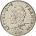 Moneda, Polinesia francesa, 10 Francs, 2000, Paris, MBC+, Níquel, KM:8