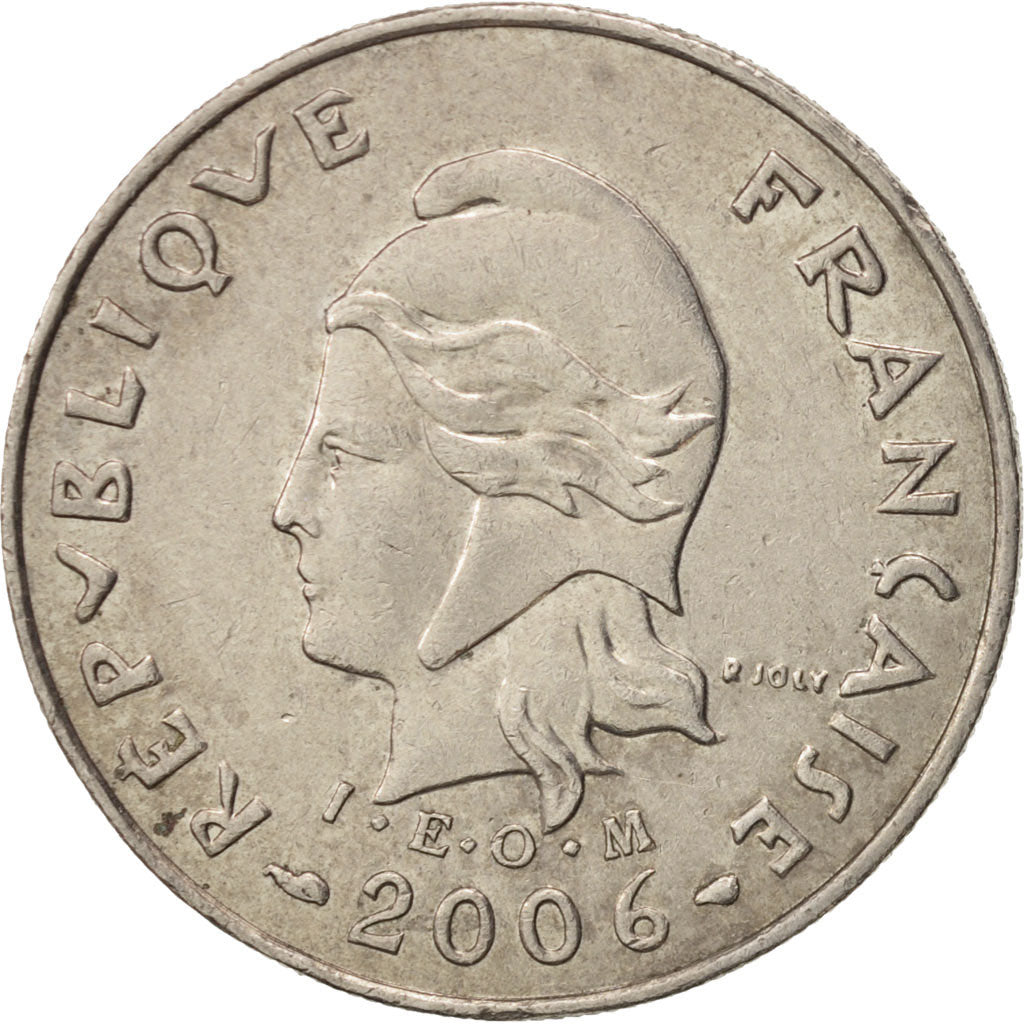 Coin, French Polynesia, 10 Francs, 2006, Paris, AU(50-53), Copper-nickel, KM:8a